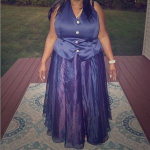 Blue Bridesmaid Dress